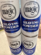 4 New Cans Magic Shaving Powder Softsheen Carson Regular Strength 5 Oz. ea