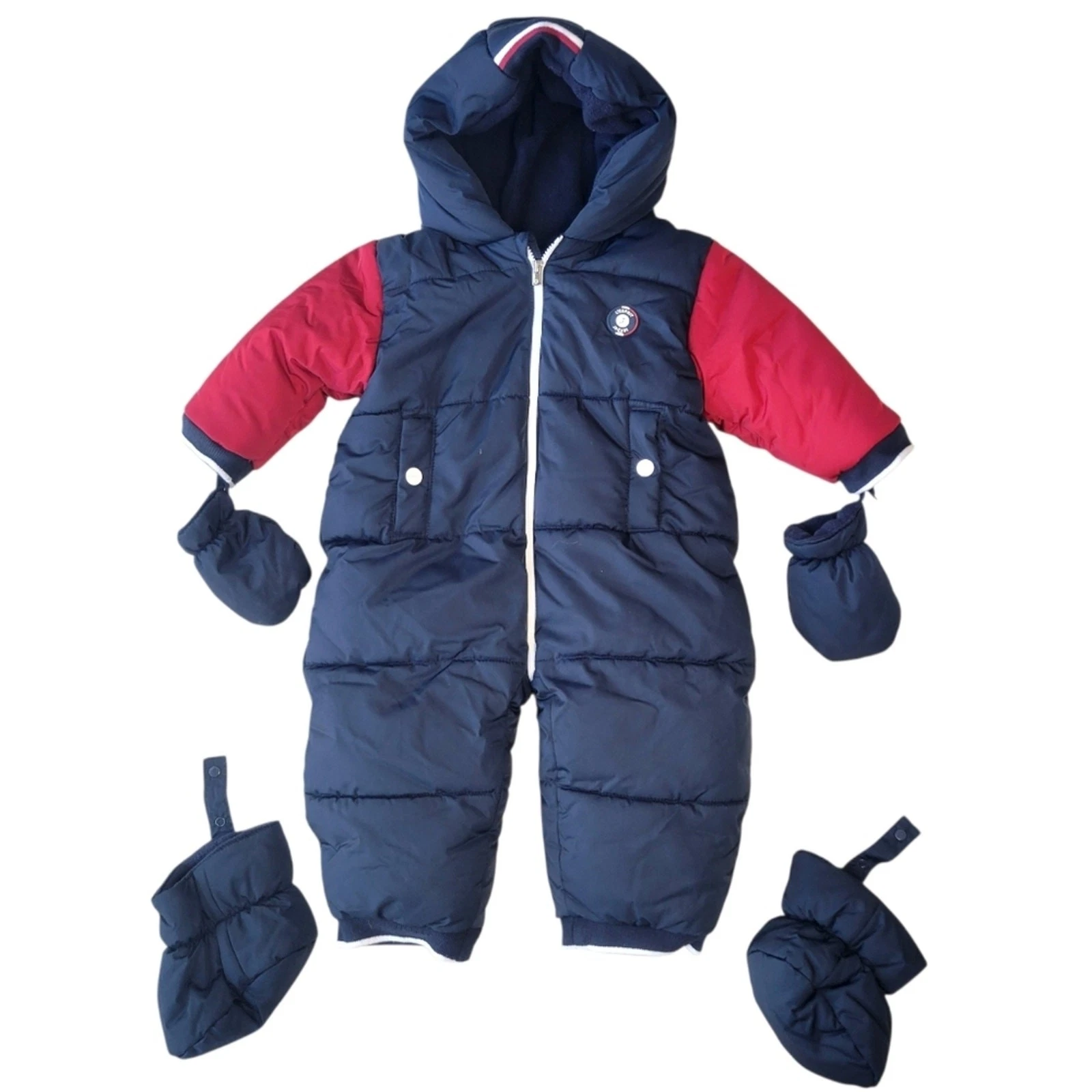 Jacadi Baby Toddler Puffer Bunting Snowsuit Insulated Gloves Booties Unisex 18M
Opens in a new windo
