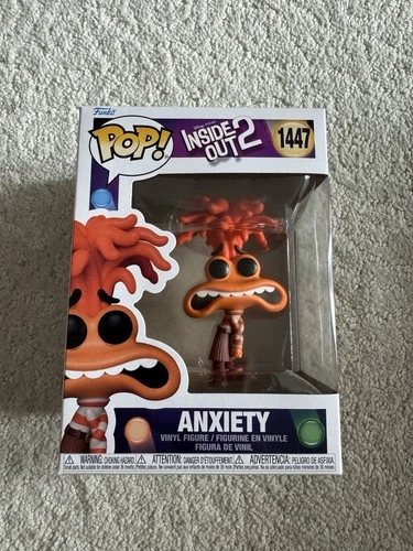 Funko Pop! Vinyl: Pixar - Anxiety #1447   Free shipping  W/ Protector