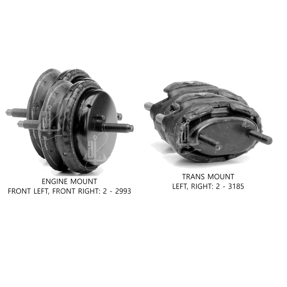 For Chevy Corvette 2005-2013 Anchor 300055 Engine Mount Kit Foto 3 de 4