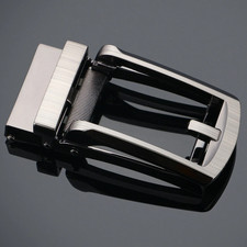 2 Pack Automatic Ratchet Belt Buckle Replacement for 1.25" Strap