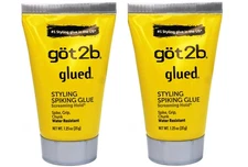 Got2b Glued Styling Glue Hold Spike Grip Chunk Water resistant 1.25 oz 2 Pack