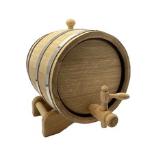 Waldmeister Eichenfass 3L mit Lagerbock & Auslaufhahn Weinfass Whiskyfass