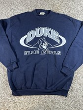 Duke University Crewneck Sweatshirt Vintage 90s XL Tultex Made In USA College