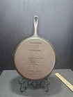 WAGNER'S 1891 ORIGINAL 10 1/2" CAST IRON SKILLET USA - RESTORED