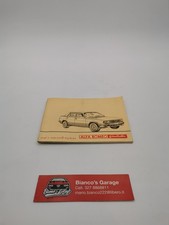 Libretto Uso e Manutenzione Alfa Romeo Giulietta