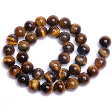 Natural Tiger Eye Beads Round Loose Beads 4mm 6mm 8mm 10mm For Jewelry Making