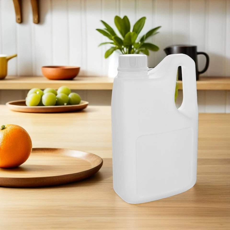  2 Stück Getränkebehälter aus Kunststoff mit Griff und Deckel, 2 l, leere - Bild 4 von 4