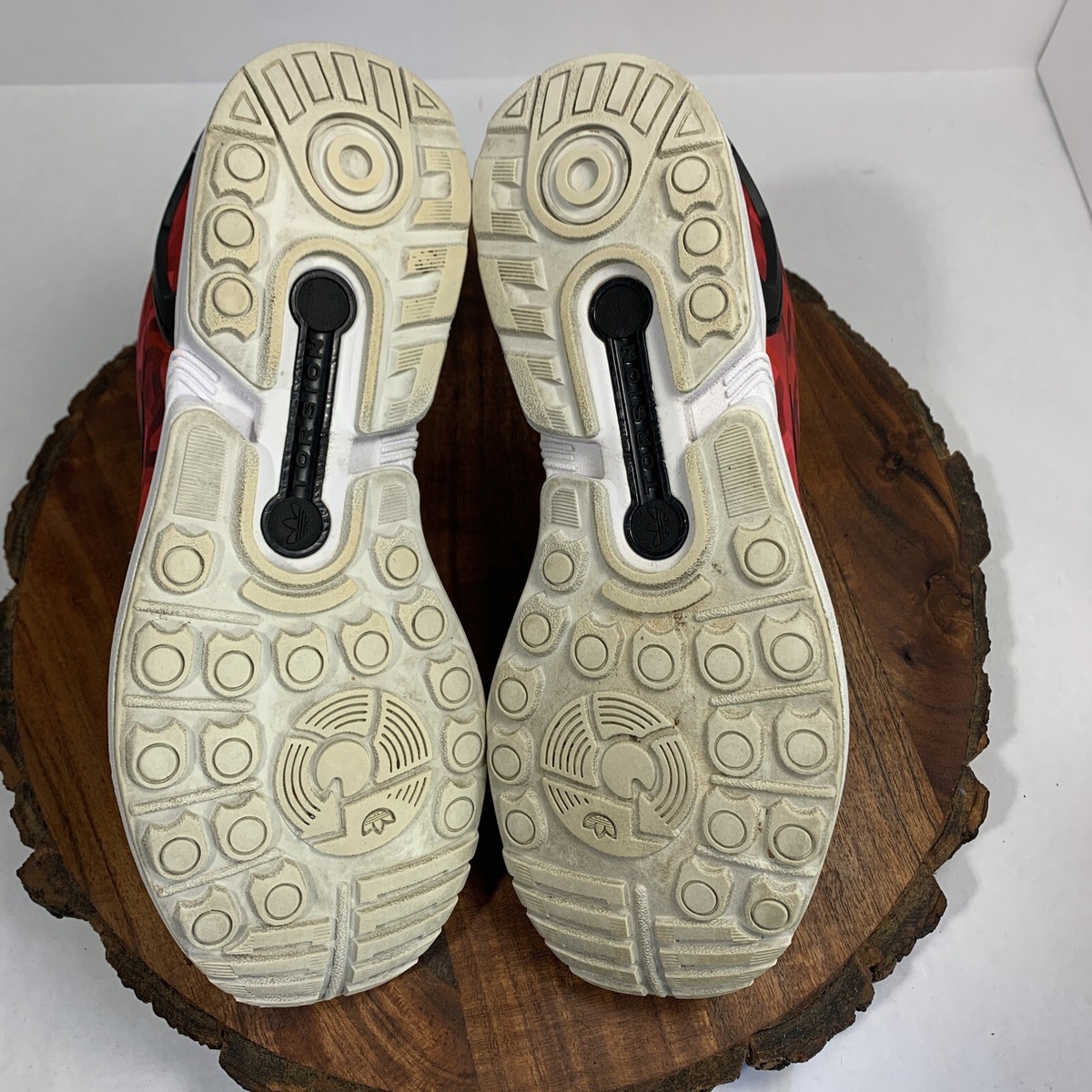 Adidas Women's ZX Flux Torsion Red Camo Lace Up AQ6128 Trainers