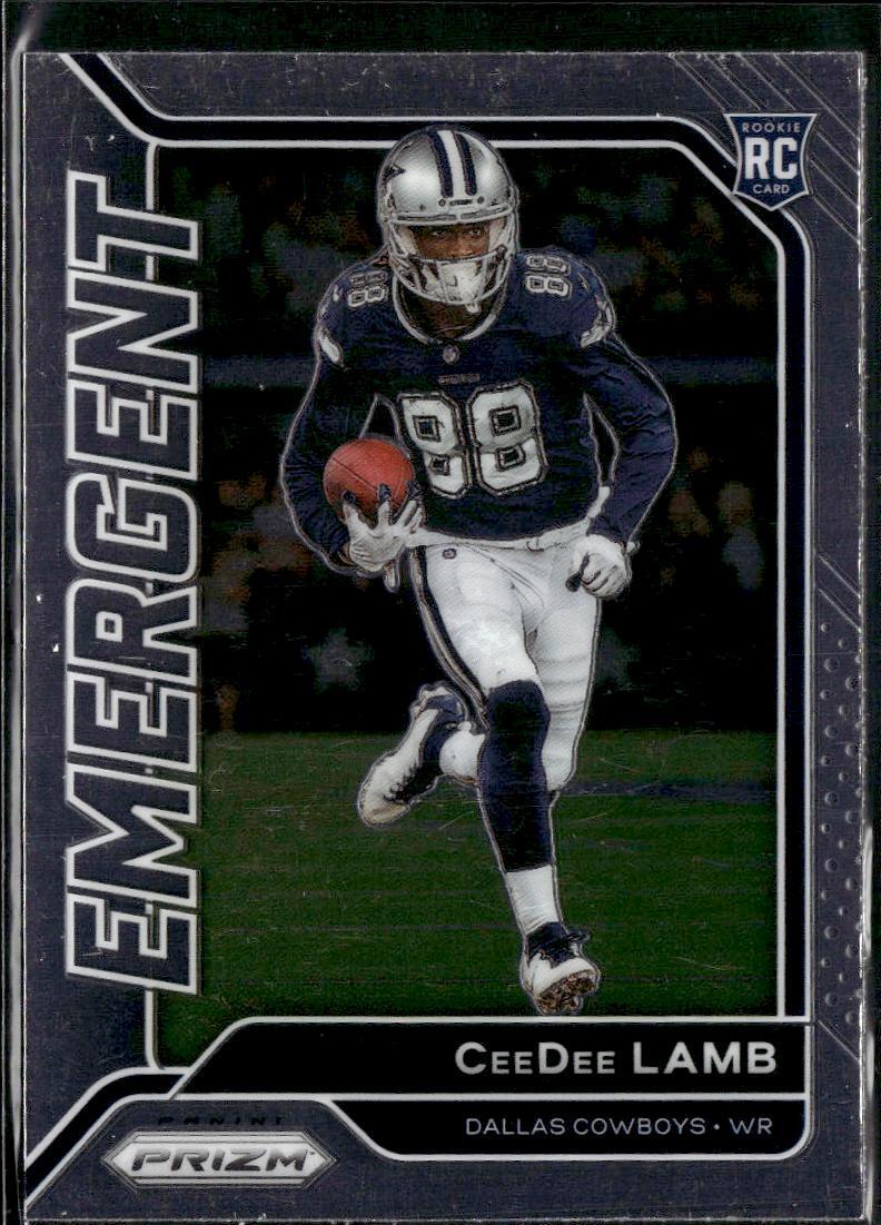 2020 Panini Prizm #7 CeeDee Lamb Emergent