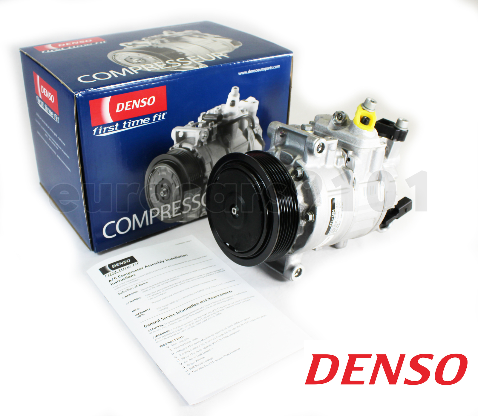 New! Volkswagen Denso A/C Compressor and Clutch 471-1494 1K0820808A | eBay