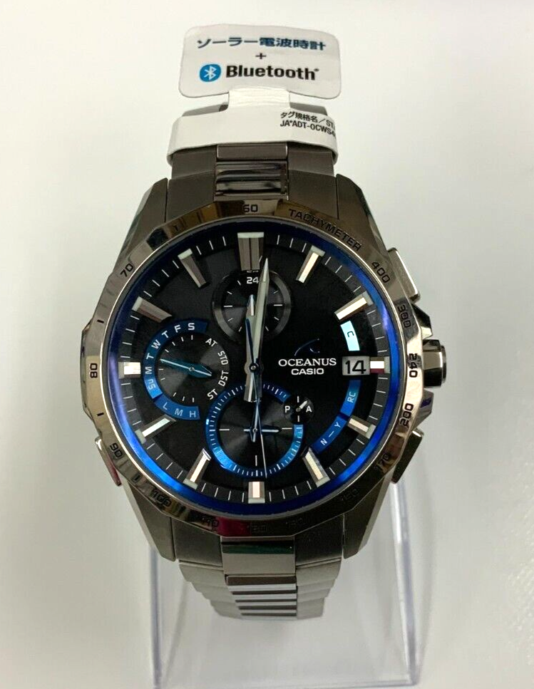 CASIO OCW-S4000-1AJF OCEANUS Manta S4000 series solar black men's