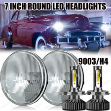 Pair 7 Inch Round Led Headlight Hilo Beam For 1949-1952 Chevy Styleline Deluxe Pair 7 Inch Round Led Headlight Hilo Beam For 1949-1952 Chevy Styleline Deluxe
