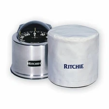 Ritchie 5 In Globemaster Binnacle Mount Compass Cover White GM5C