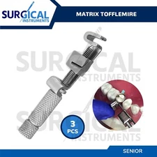 3 pcs TOFFLEMIRE Type Senior Contra Angle Matrix Retainer Dental German Grade