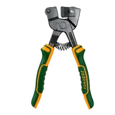 Jadever 8" Glass Nipper, Tile Cutting Pliers, Shapping Pliers, Black Polished