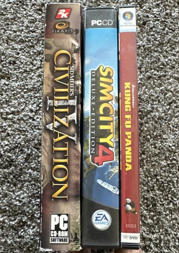 Kung Fu Panda, Sid Meier's Civil (PC, 2005) & 4 Sim City Deluxe Edition Home - Picture 4 of 4