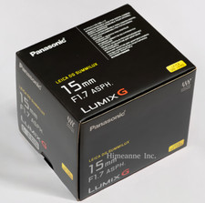 Panasonic H-X015K Leica DG Summilux 15mm f/1.7 ASPH. Lens Panasonic H-X015K Leica DG Summilux 15mm f/1.7 ASPH. Lens