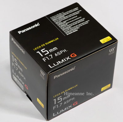 Panasonic H-X015K Leica DG Summilux 15mm f/1.7 ASPH. Lens for sale