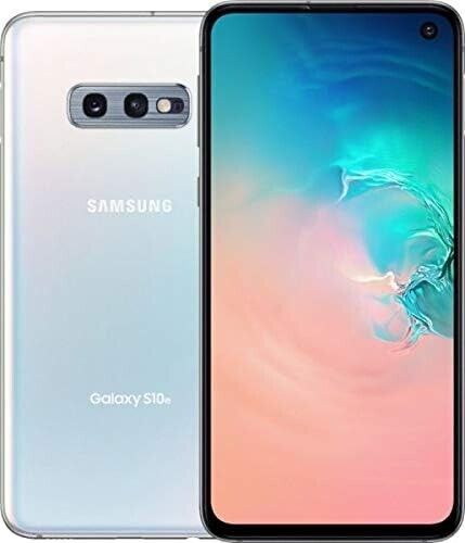 Samsung Galaxy S10E weiß 256GB SM-G970U (entsperrt) 5,8"" Smartphone - gut - Bild 1 von 4