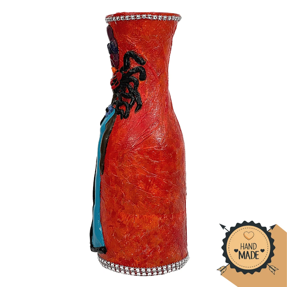 Африканские женщины ваза искусства африканского искусства ручной работы домашнего декора африканский домашний декор - Изображение 3 из 4