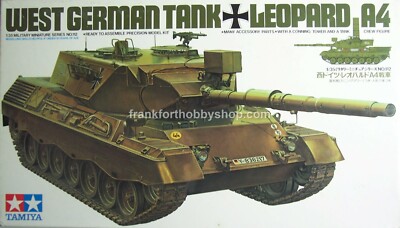 Tamiya #3612 West German Tank Leopard A4  discontinued vintage
