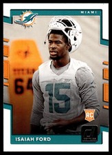 Isaiah Ford 2017 Donruss Rookie Card  #387