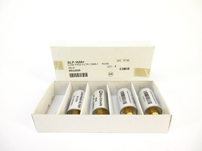 *LOT OF 4* Mini-Circuits SLP-1650+ - RF Low Pass Filter, 1650 MHz, 50Ω, SMA