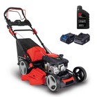 Scheppach Benzin Rasenmäher MS200-51E 5,2PS Antrieb Hybrid-Start 51cm 0,6 L Öl