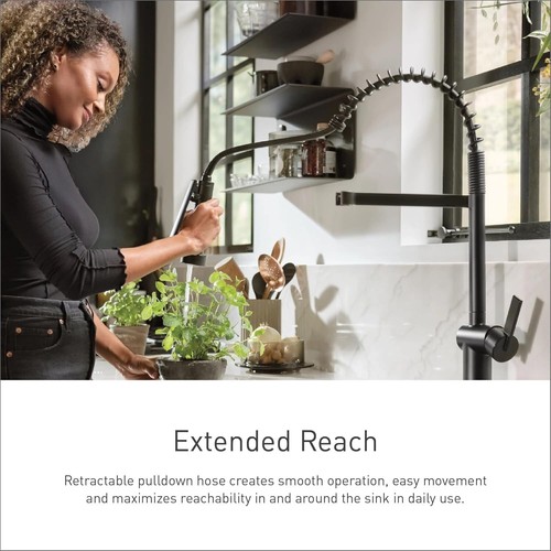 Moen 5923EWC Align MotionSense Wave 1 Handle High Arc Pulldown Kitchen Faucet - Picture 3 of 15