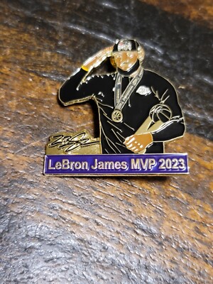 Los Angeles Lakers LeBron James  1st In Season Tournament MVP 2023 Lapel  Pin 