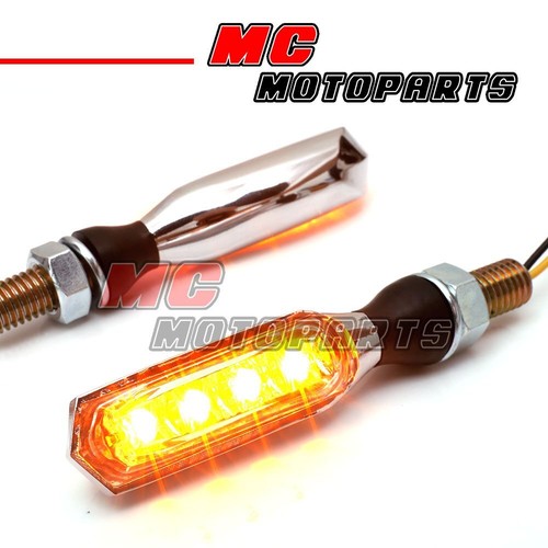 2x Amber Turn Signal Indicators – Fit Honda CBR600RR, CBR1000RR, CB600F & More