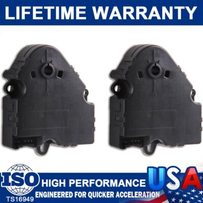 2Packs AC Heater Air Blend Door Actuator 604-106 For GM Chevy