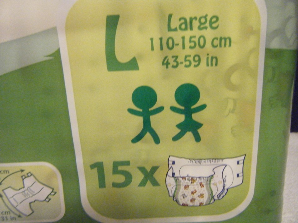 Crinklz Astronauta Pannolini Per Incontinenza, Taglia M (Vita 72-107 Cm) – Confezione Da 15, Stampa Divertente E Assorbimento 4000ml - 2
