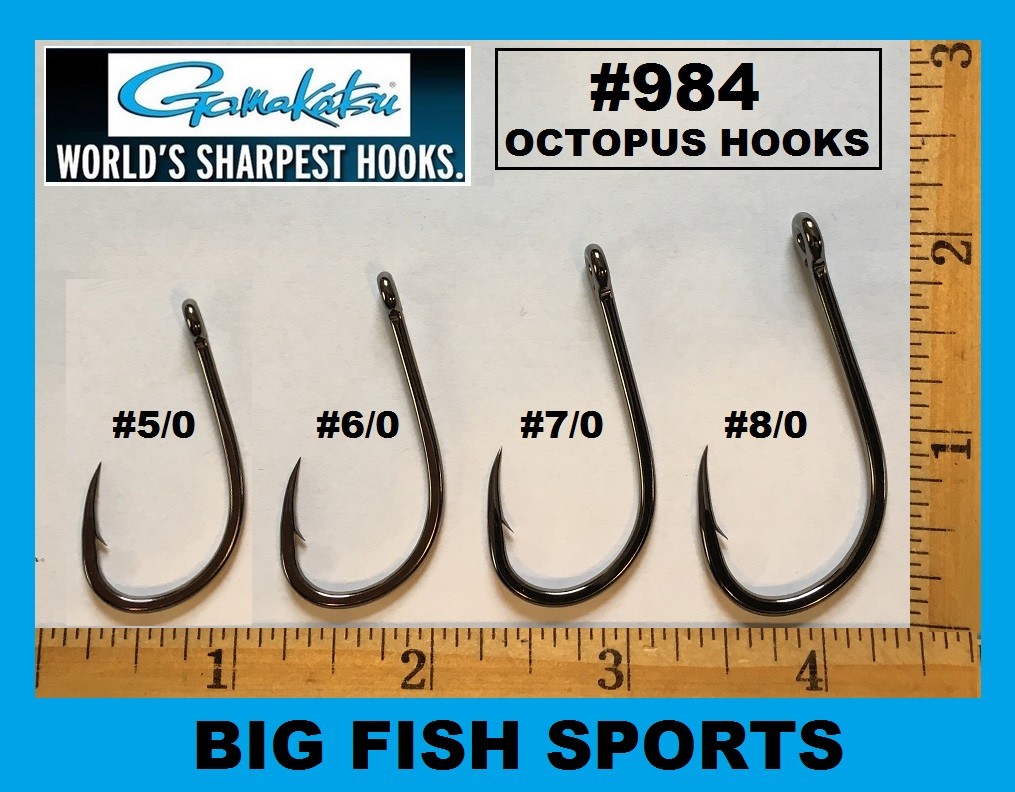 Gamakatsu 98416-25 Octopus Straight Eye 4x Strong Offshore