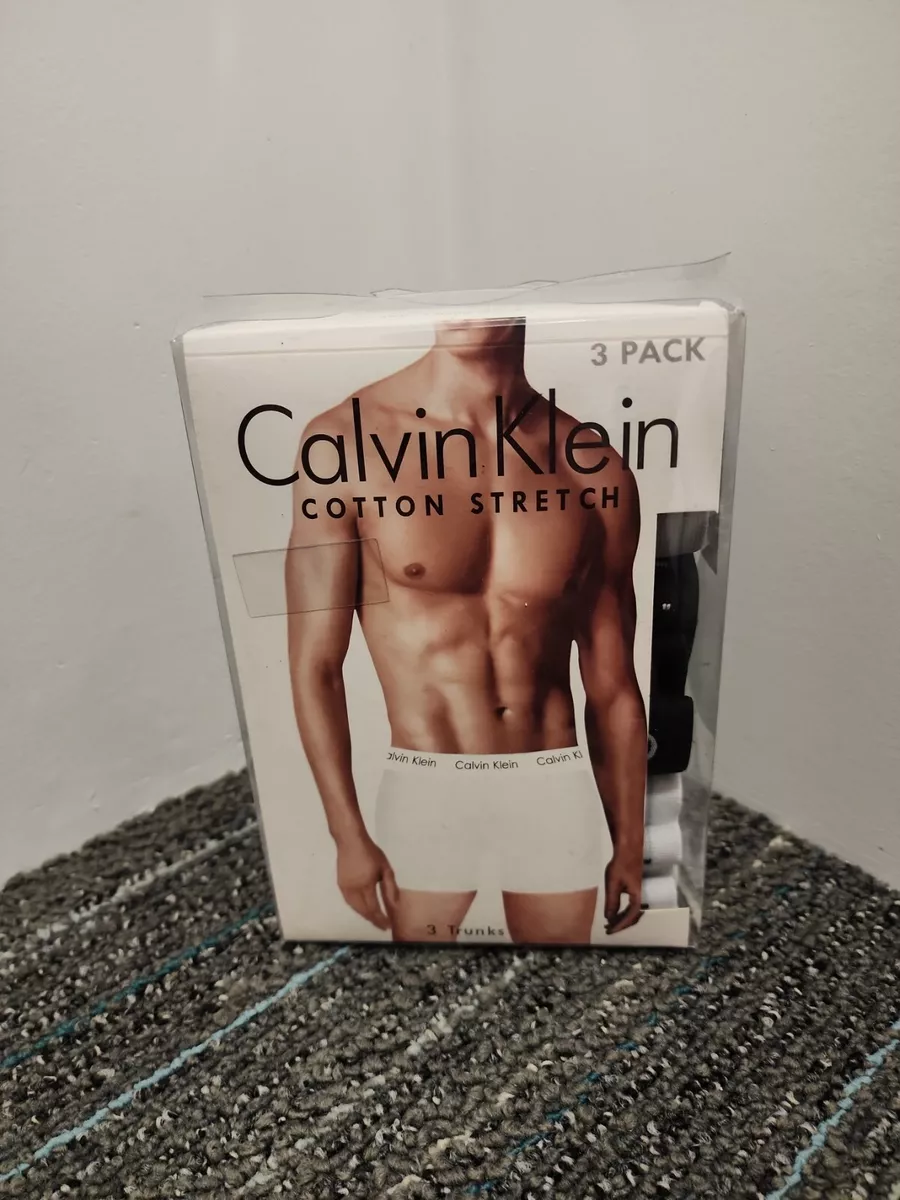 Calvin Klein 3 Pack Cotton Stretch Boxer Briefs MSRP $39.50