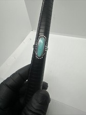 Sterling Silver Boho Turquoise Ring, Boho Ring, Silver Ring, Statement Ring