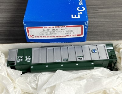 E&C Shops HO Kit #1401-6 Johnstown Coalporter BNSF #668428 NOS!