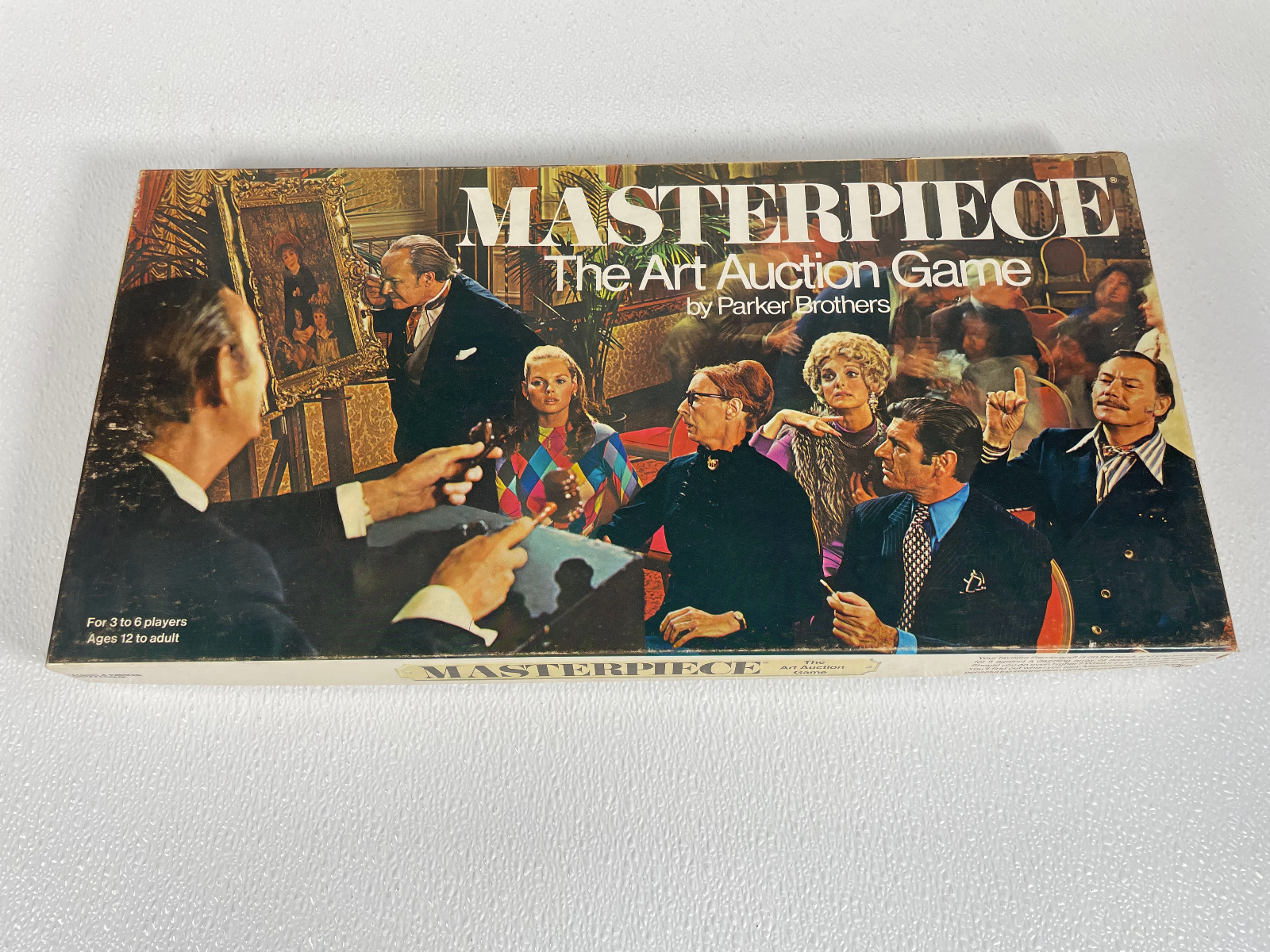 VTG Masterpiece the art auction board game Parker Brothers 1970 complete in  box | eBay