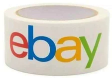 EBay Official Logo Branded Tape Shipping Packing  6 Rolls Colored Lettering