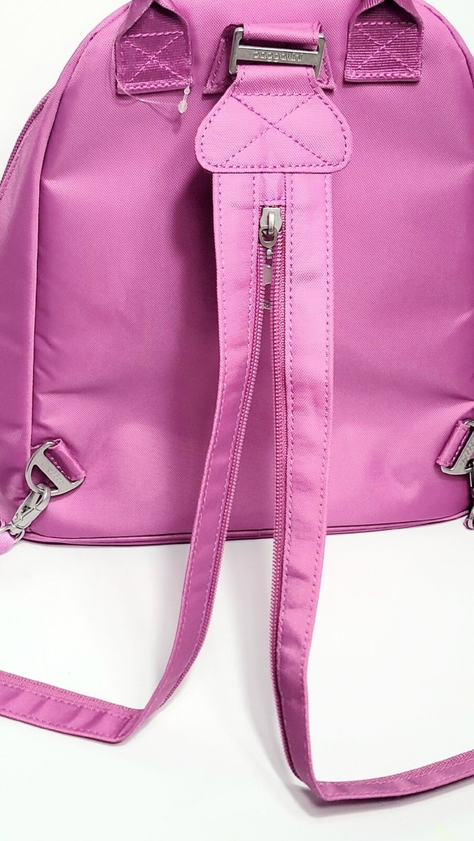 baggallini Womens BACKPACK Adjustable Strap PINK Travel Bag  display picture 1