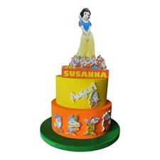 Torta Scenografica Personalizzata Biancaneve e Sette Nani in Polistirolo