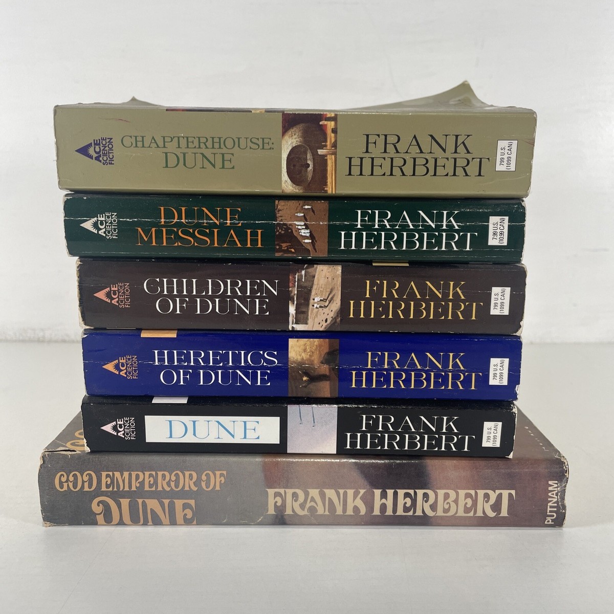 DUNE 1-6 Complete Set - Frank Herbert Ace Paperbacks Editions