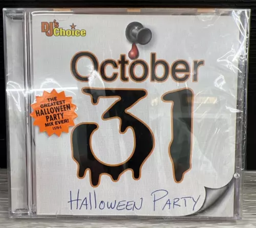 October 31 Halloween Party NEW SEALED CD 2003 DJ's Choice Trick Or Treat BOO