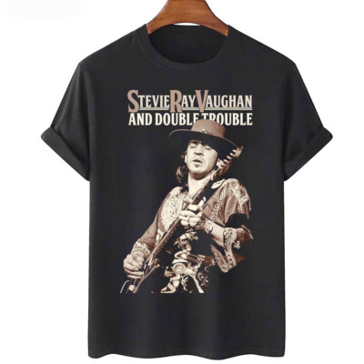 Stevie Ray Vaughan Concert T-shirt Black Unisex All Sizes XZ59 | eBay