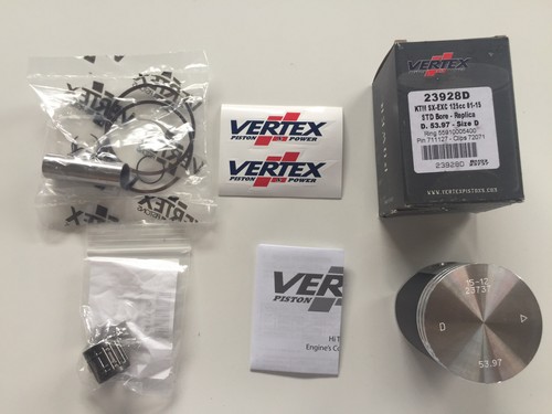 Vertex Piston Kit NEEDLE BEARING KTM SX EXC125 01-16,HUSABERG TE125 12-16 23928D - Picture 2 of 4