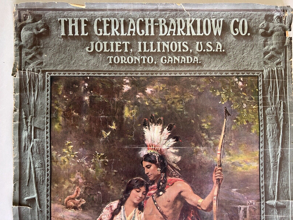Hiawatha's Wedding Journey by Calendar Factory Gerlach Barklow Co. 1907