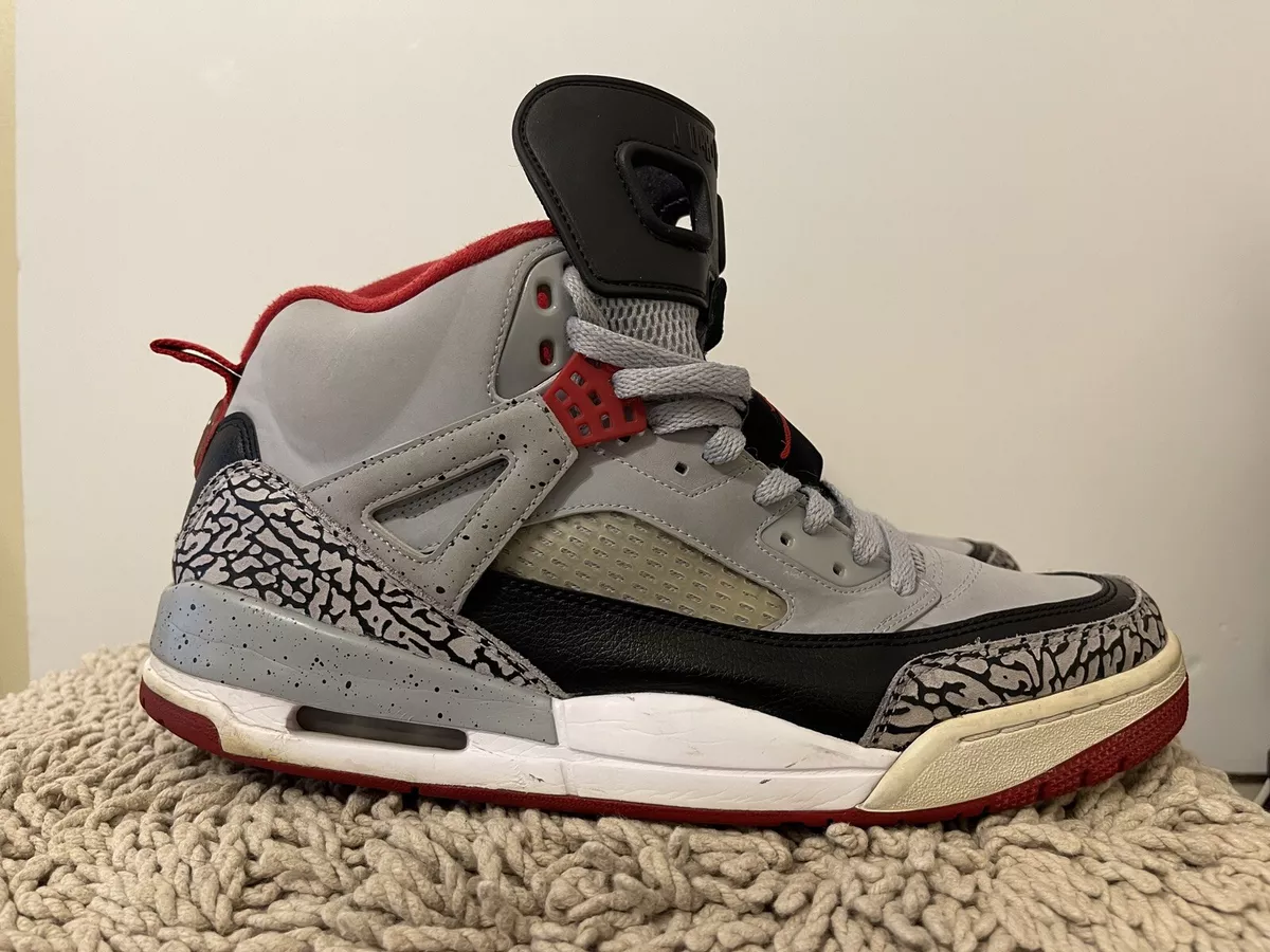 Nike Air Jordan Spizike, 315371-003, Wolf Grey/Gym Red, Mens Basketball, Size 12