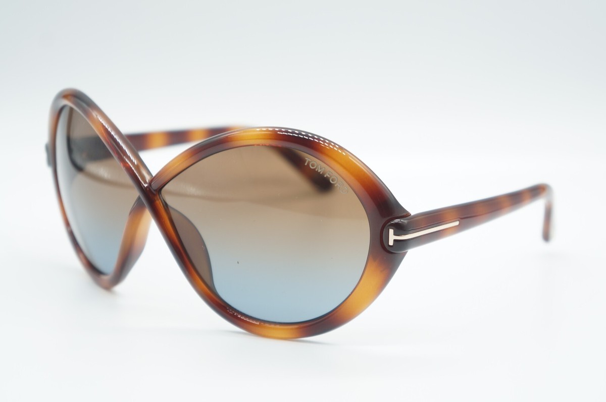 NEW TOM FORD TF 1070 53F HAVANA BROWN AUTHENTIC SUNGLASSES  display picture 3