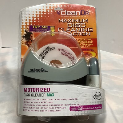 Clean Dr. - Motorized Disc Cleaner Max - Digital Innovations - New | eBay